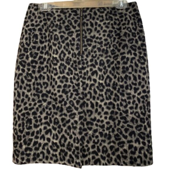 CABI WOMEN’s LEOPARD PRINT STRETCH PENCIL SKIRT Size S-M - Picture 5 of 8